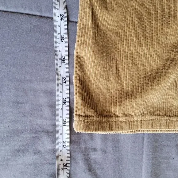 Levis Womens Low Pro Corduroy Jeans Pants Size 31 by 30 Brown Tan Straight Nwt - Picture 8 of 10